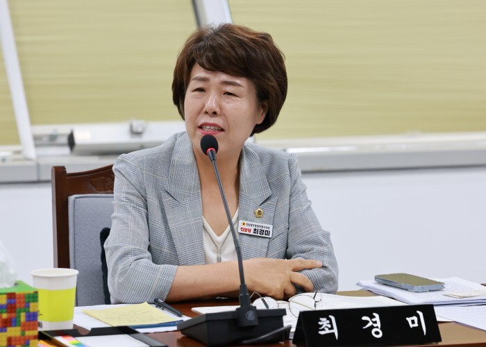 최경미 전남광주통합특별시의원, ‘반도체 용수, 생활하수 이용해야’